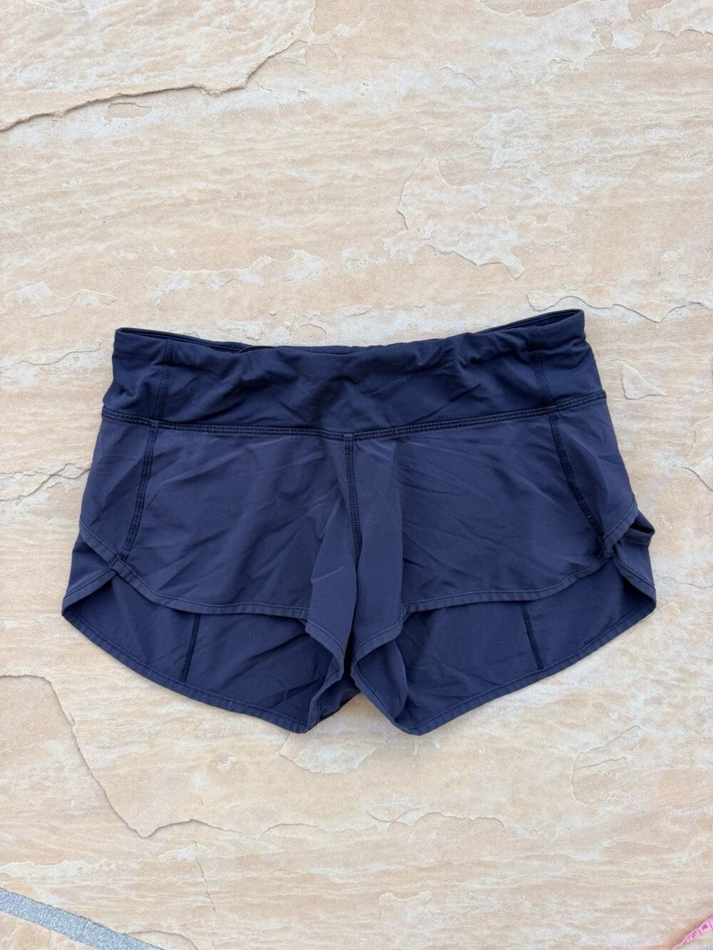 LULULEMON Run Speed Short 2 Black Size 4